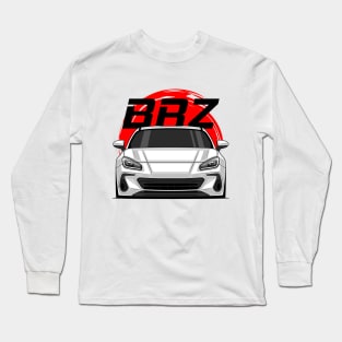 New Gen White BRZ MK2 Front JDM Long Sleeve T-Shirt